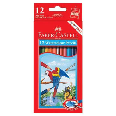 Faber - Castell 12 Water Color Pencils 114462 The Stationers